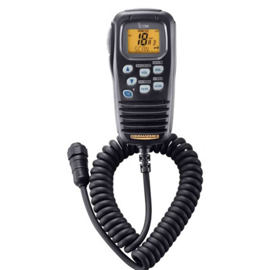 Electronics & Navigation * | Icom Fixed Mount Vhf Radios Commandmicii Second Station Remote For M504A And M604A