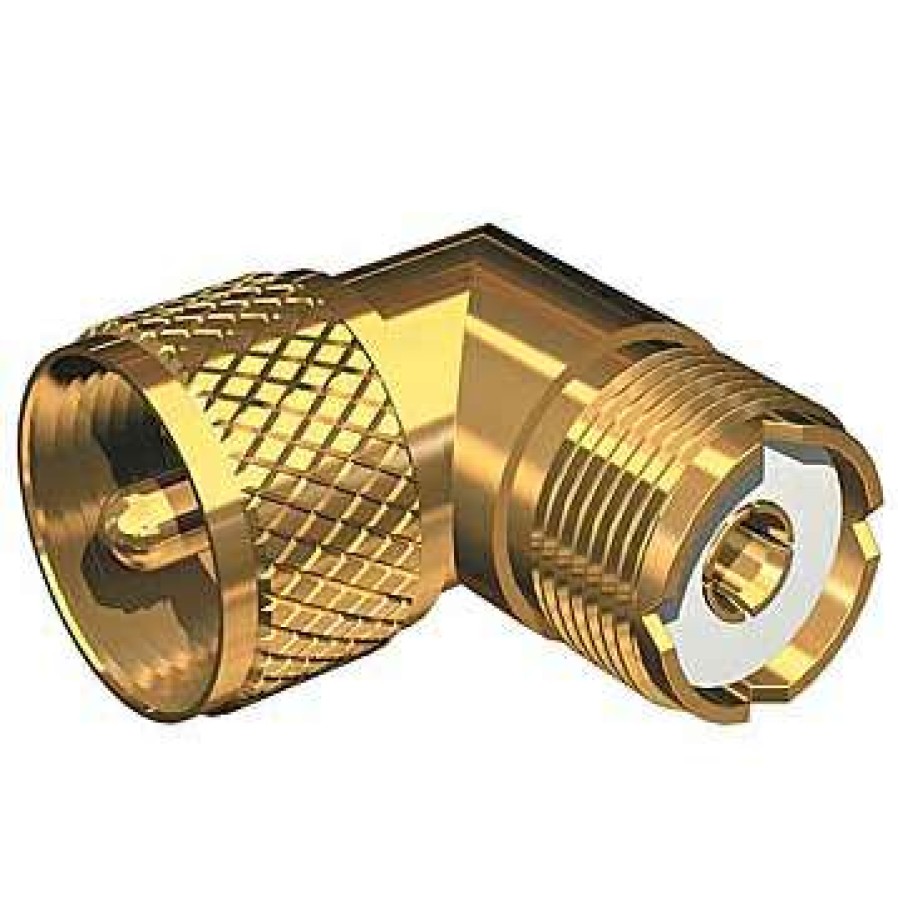 Electronics & Navigation * | Shakespeare Antenna & Coaxial Accessories Connector, Gold Plated Pl259-So239