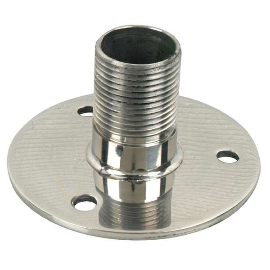 Electronics & Navigation * | West Marine Antenna Mounts Fixed Stubby Stainless Antenna Deck Mount