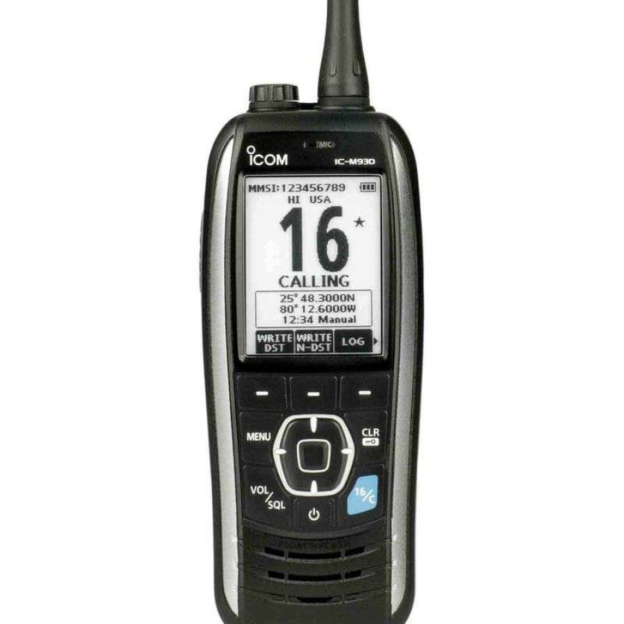 Electronics & Navigation * | Icom Handheld Vhf Radios M93D Floating Handheld Vhf Radio With Gps And Dsc