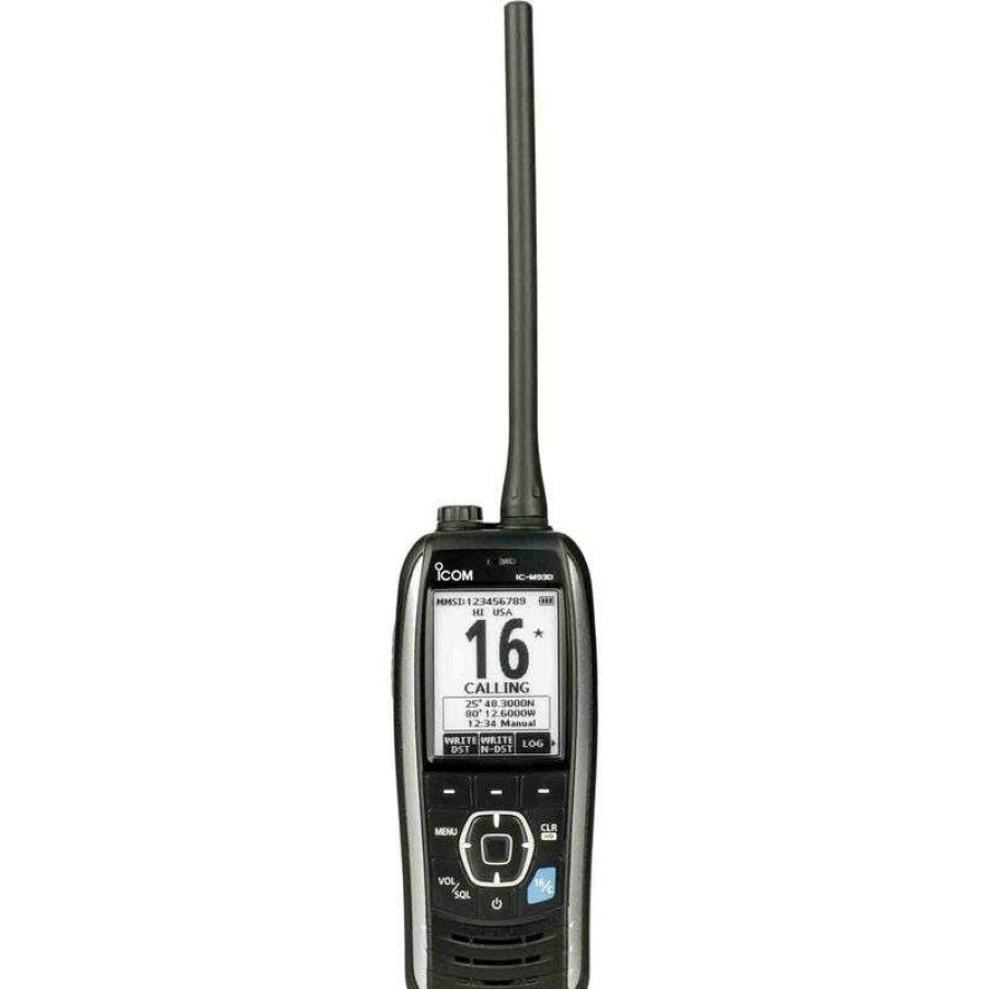 Electronics & Navigation * | Icom Handheld Vhf Radios M93D Floating Handheld Vhf Radio With Gps And Dsc