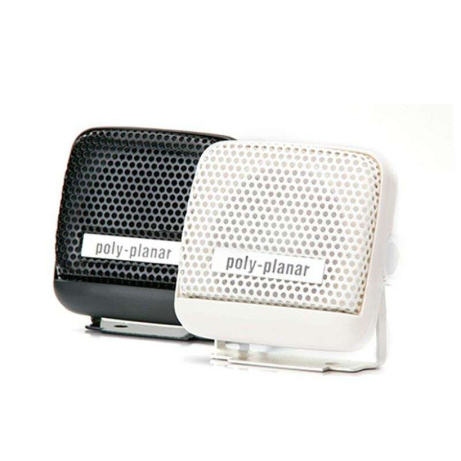 Electronics & Navigation * | Poly-Planar External Vhf Speakers Compact Vhf Speaker, White