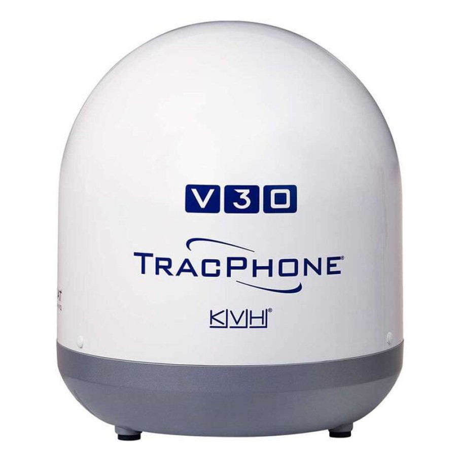 Electronics & Navigation * | Kvh Industries Marine Satellite & Tv Antennas Tracphone V30 Satellite Voice And Data System