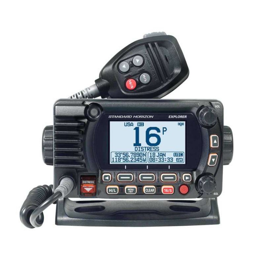 Electronics & Navigation * | Standard Horizon Fixed Mount Vhf Radios Gx1850Gb Explorer 25W Fixed Mount Vhf/Gps/Nmea2000/Second Station Capable