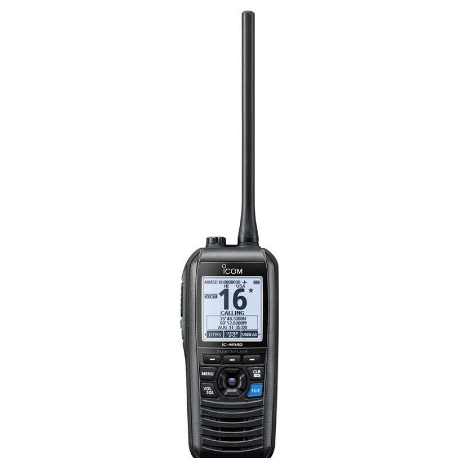 Electronics & Navigation * | Icom Handheld Vhf Radios M94D Handheld Vhf Dsc Ais Transceiver