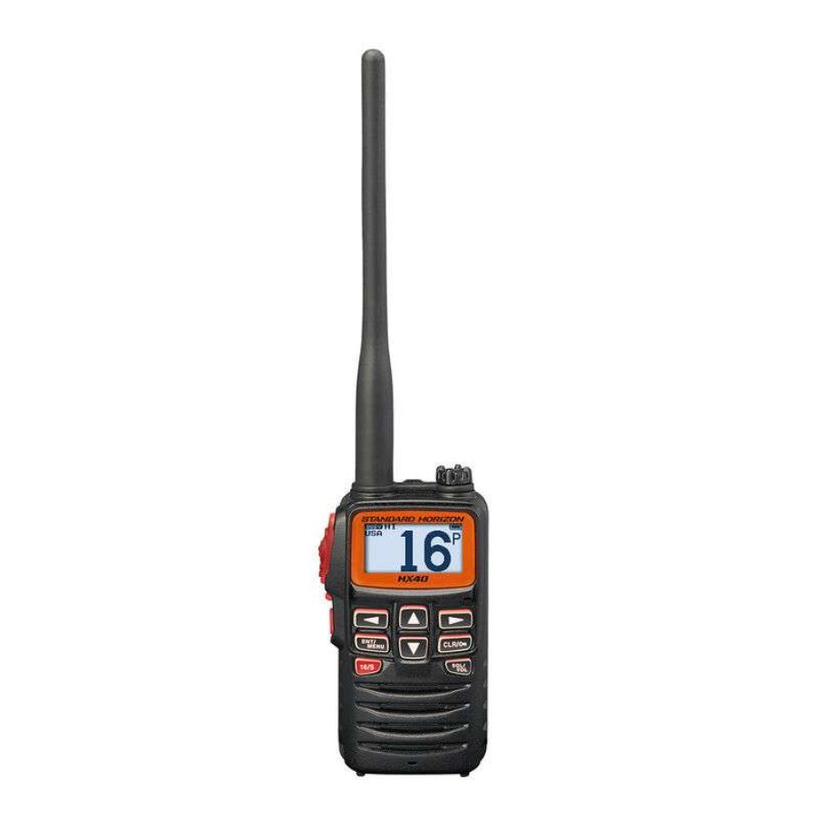 Electronics & Navigation * | Standard Horizon Handheld Vhf Radios Hx40 Ultra Compact 6W Handheld Vhf Radio