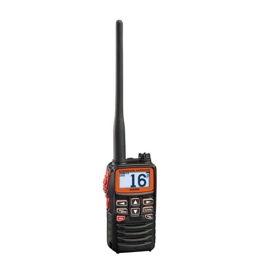 Electronics & Navigation * | Standard Horizon Handheld Vhf Radios Hx40 Ultra Compact 6W Handheld Vhf Radio