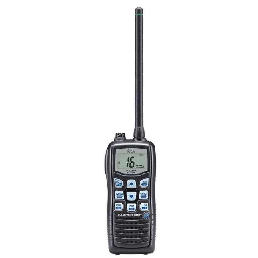 Electronics & Navigation * | Icom Handheld Vhf Radios M36 Floating Handheld Vhf Radio