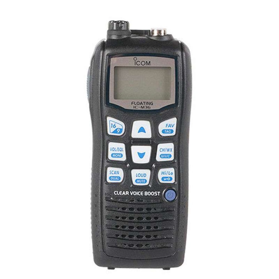 Electronics & Navigation * | Icom Handheld Vhf Radios M36 Floating Handheld Vhf Radio