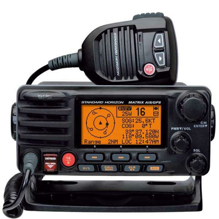 Electronics & Navigation * | Standard Horizon Fixed Mount Vhf Radios Gx2200 Matrix Ais/Gps Fixed-Mount Vhf Radio