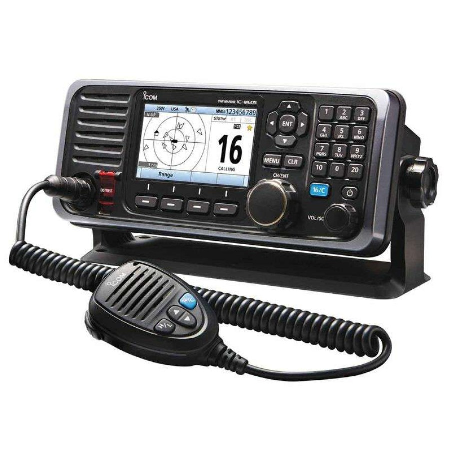 Electronics & Navigation * | Icom Fixed Mount Vhf Radios M605 Fixed-Mount Vhf Transceiver