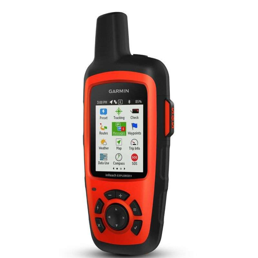 Electronics & Navigation * | Garmin Satellite Communications Inreach Explorer+ Satellite Communicator With North America Topo Maps