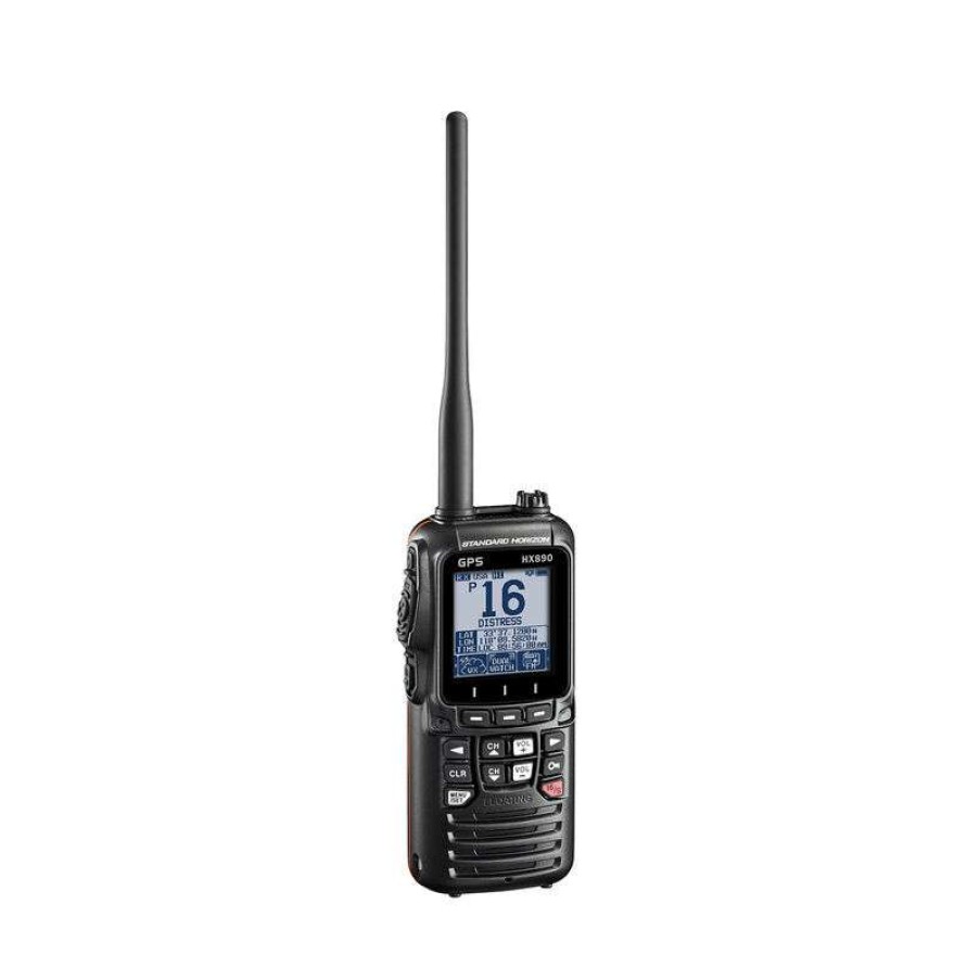 Electronics & Navigation * | Standard Horizon Handheld Vhf Radios Hx890Bk Floating 6 Watt Class H Dsc Handheld Vhf/Gps Radio