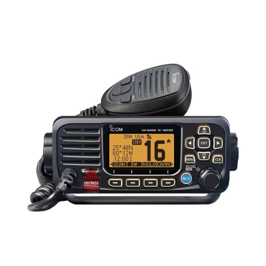 Electronics & Navigation * | Icom Fixed Mount Vhf Radios M330G Class D Dsc Vhf Radio With Gps