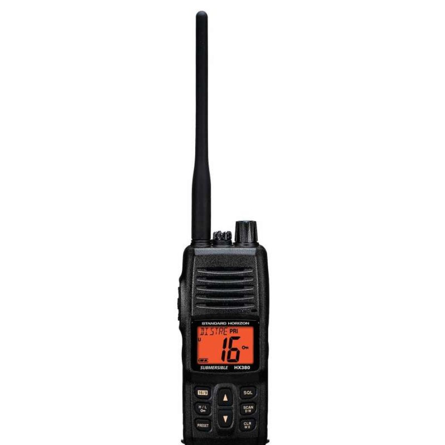 Electronics & Navigation * | Standard Horizon Handheld Vhf Radios Hx380 5W Commercial Grade Handheld Vhf Radio