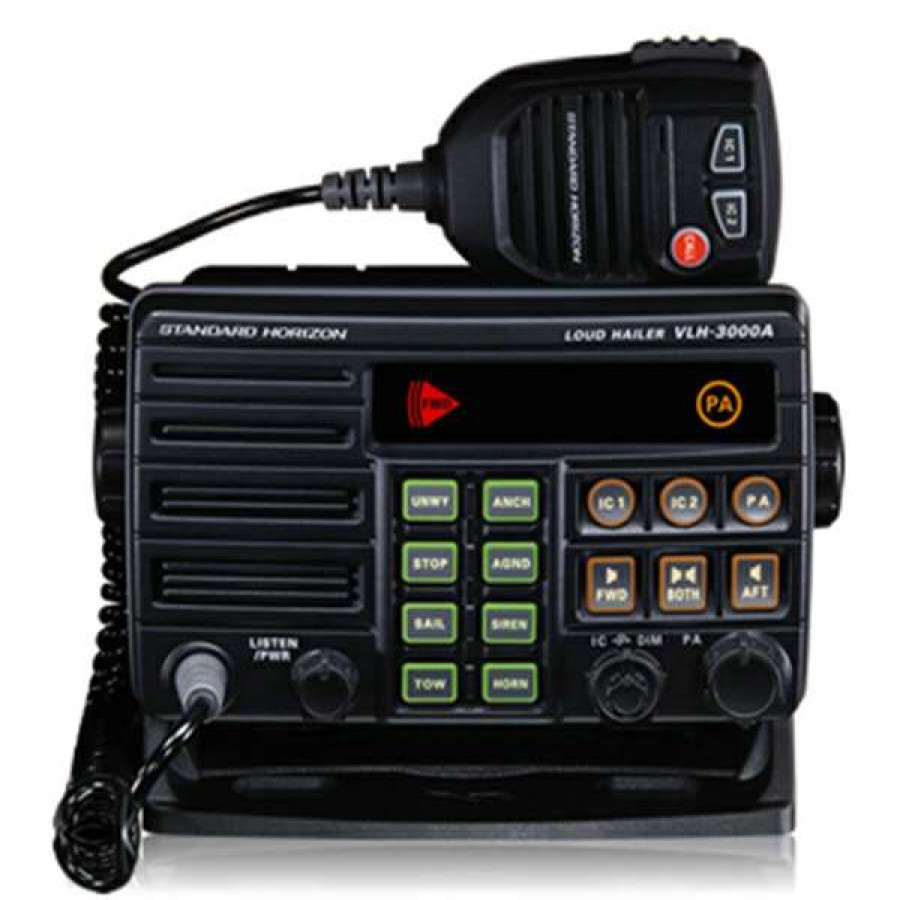 Electronics & Navigation * | Standard Horizon Fixed Mount Vhf Radios Vlh-3000A Dual Zone Fixed-Mount Loud Hailer