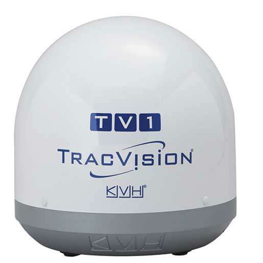 Electronics & Navigation * | Kvh Industries Marine Satellite & Tv Antennas Tracvision Tv1 Marine Satellite Tv System, North America